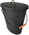 Firefix Mehrzweckeimer schwarz matt 12,5 l mit Deckel