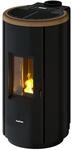 Freepoint Pelletofen 'Chrome 7' Stahl dark gold 2,5 - 7,7 kW
