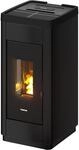 Freepoint Pelletofen 'Life 9' Stahl schwarz 2,5 - 8,5 kW