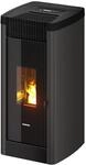 Freepoint Pelletofen 'Steel 9' Stahl anthrazit 2,5 - 8,5 kW