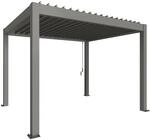 Biohort Pergola Gr. 3,5 x 3 quarzgrau-metallic 367,5 x 312 cm