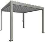 Biohort Pergola Gr. 3,5 x 3,5 quarzgrau 367,5 x 367,5 cm