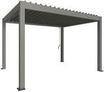 Biohort Pergola Gr. 4 x 3 quarzgrau-metallic 404,5 x 312 cm