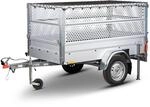 Stema PKW-Anh&auml;nger 'Basic Plus 750' ungebremst 750 kg mit Gitteraufsatz