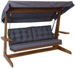 Westmann Hollywoodschaukel 'Viva' 3-Sitzer anthrazit 237 x 175 x 115 cm