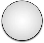 DSK Spiegel 'Silver Globo Black' &Oslash; 100 cm
