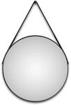 DSK Badspiegel 'Silver Coiffeur' schwarz &Oslash; 80 cm