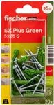Fischer Spreizd&uuml;bel-Set 'SX Plus Green' &Oslash; 5 x 25 mm, 40-teilig