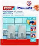 tesa Haken 'Powerstrips Small' Metall eckig selbstklebend