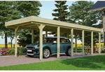 SKAN HOLZ Einzelcarport 'Friesland' 314 x 860 cm KDI impr&auml;gniert