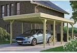 SKAN HOLZ Einzelcarport 'Friesland' 397 x 708 cm KDI impr&auml;gniert