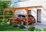 SKAN HOLZ Einzelcarport 'Vogtland' 300 x 541 cm eiche hell
