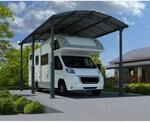 Palram-Canopia Caravan-Carport 'Alpine' anthrazit 359 x 649 cm Polycarbonat grau