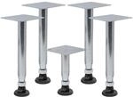 Schulte Stellf&uuml;&szlig;e f&uuml;r quadratische Duschwannen h&ouml;henverstellbar 110-130 mm