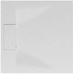 Breuer Duschwanne 'Lite Line/Quick72' Steinoptik wei&szlig; 80 x 80 cm