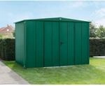 EcoStar Ger&auml;tehaus 'Elegant-S Typ 3' moosgr&uuml;n 302,8 x 238 cm, mit Doppelt&uuml;r