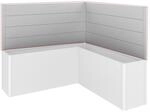 Biohort Sichtschutz f&uuml;r Pflanzkasten-System 'Belvedere' silber Gr. L200 f&uuml;r L-Form,