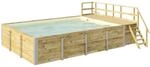 Weka Massivholz-Pool '595' 416 x 203 x 644 cm