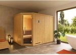 Weka Elementsauna 'Varberg 4' 244 x 194 cm mit Ganzglast&uuml;r