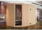 Weka Design-Sauna 'Kemi' 245 x 195 cm mit Glast&uuml;r