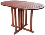 Garden Pleasure Gartentisch 'Baltimore' klappbar Eukalyptusholz 120 x 70 x 73 cm