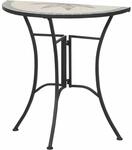 Siena Garden Gartentisch 'Stella' klappbar Stahl/Keramik 70 x 71 x 35,5 cm