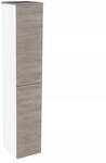 Fackelmann Hochschrank 'Lima' wei&szlig;, braun matt 30,2 x 160,4 x 32 cm