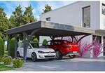 SKAN HOLZ Doppelcarport 'Friesland Set 8' mit Aluminiumdach und 2 Einfahrtsb&ouml;gen 557