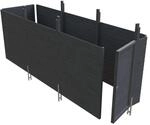 SKAN HOLZ Carport-Abstellraum 'C5' aus Profilschalung 573 x 164 cm schiefergrau
