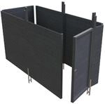 SKAN HOLZ Carport-Abstellraum 'C1' aus Profilschalung 314 x 164 cm schiefergrau