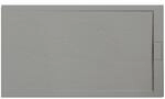 Ottofond Duschwanne 'Zona' Mineralguss zementgrau 1000 x 900 / 27 mm