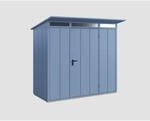 EcoStar Ger&auml;tehaus 'Elegant-P Typ 1' taubenblau 238 x 107,8 cm, mit Einzelt&uuml;r