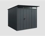 EcoStar Ger&auml;tehaus 'Elegant-P Typ 2' anthrazitgrau 238 x 238 cm, mit Einzelt&uuml;r