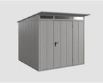EcoStar Ger&auml;tehaus 'Elegant-P Typ 2' graualuminium 238 x 238 cm, mit Einzelt&uuml;r