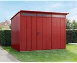 EcoStar Ger&auml;tehaus 'Elegant-P Typ 3' purpurrot 302,8 x 238 cm, mit Einzelt&uuml;r