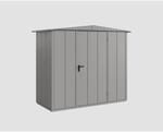 EcoStar Ger&auml;tehaus 'Elegant-S Typ 1' graualuminium 238 x 107,8 cm, mit Einzelt&uuml;r