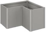 Biohort Pflanzbeet 'Belvedere MIDI L100' quarzgrau-metallic 102 x 102 x 61 cm