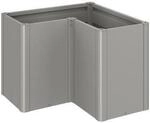 Biohort Pflanzbeet 'Belvedere MAXI L100' quarzgrau-metallic 102 x 102 x 77 cm