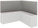 Biohort Sichtschutz f&uuml;r Pflanzkasten-System 'Belvedere' quarzgrau Gr. L200 L-Form, 2