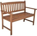 Garden Pleasure Gartenbank 'Promotion' 2-Sitzer Eukalyptusholz braun 110 x 86 x 56,5