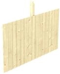 SKAN HOLZ Carport-R&uuml;ckwand 341 x 180 cm unbehandelt Fichte