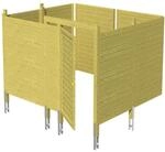 SKAN HOLZ Carport-Abstellraum 'C8' 275 x 317 cm