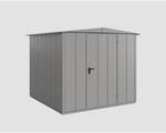 EcoStar Ger&auml;tehaus 'Elegant-S Typ 2' graualuminium 238 x 238 cm, mit Einzelt&uuml;r