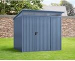 EcoStar Ger&auml;tehaus 'Trend-P Typ 2' taubenblau 238 x 238 cm, mit Einzelt&uuml;r