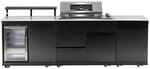 Buschbeck Outdoork&uuml;che 'Bradford' schwarz 270 x 92 x 120 cm