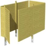 SKAN HOLZ Carport-Abstellraum 'C1' 314 x 164 cm