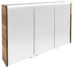 Fackelmann LED-Spiegelschrank 'Verona' braun 110 x 68,3 x 16,5 cm