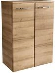 Fackelmann Unterschrank 'Milano' braun matt 60,5 x 82,5 x 32 cm