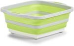 Zeller Faltbox grau, gr&uuml;n 40 x 14,3 x 31,8 cm