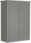 Biohort Terrassenschrank 'Romeo' Gr. M quarzgrau-met 132 x 57 x 181 cm